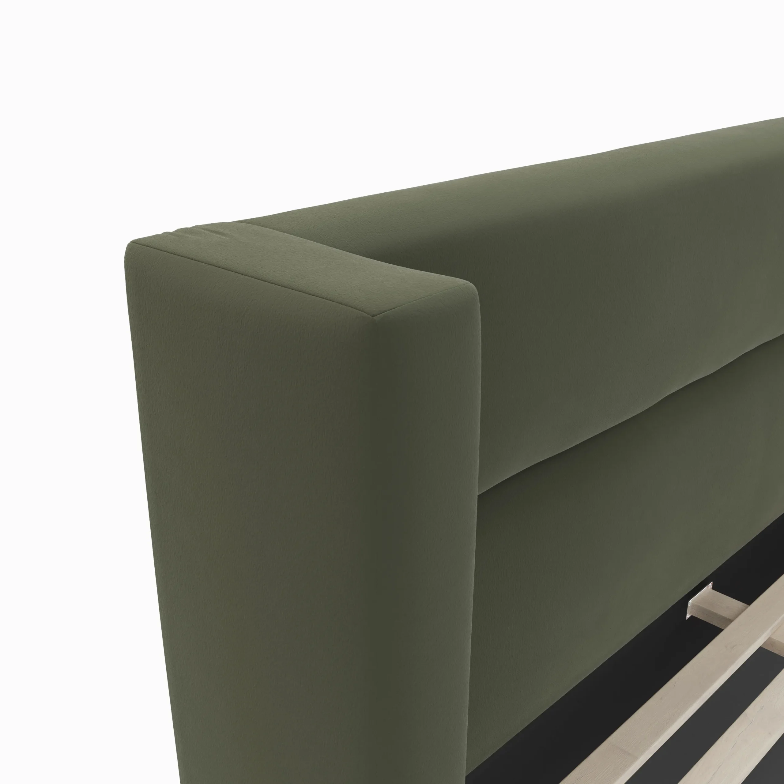 Calabri King Velvet Bed - Hale Fir Green - Image 13