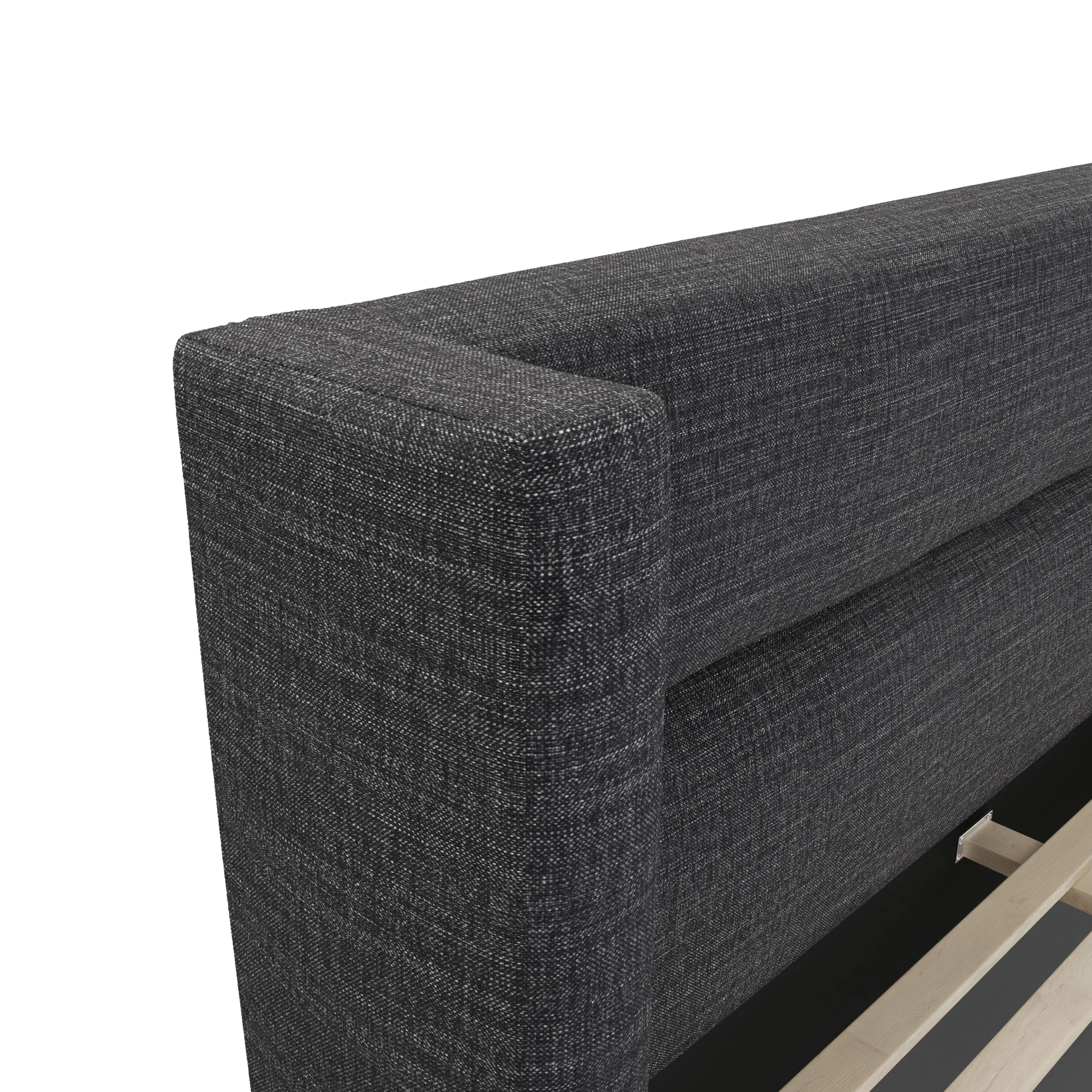 Calabri Queen Upholstered Bed - Napa Charcoal - Image 13