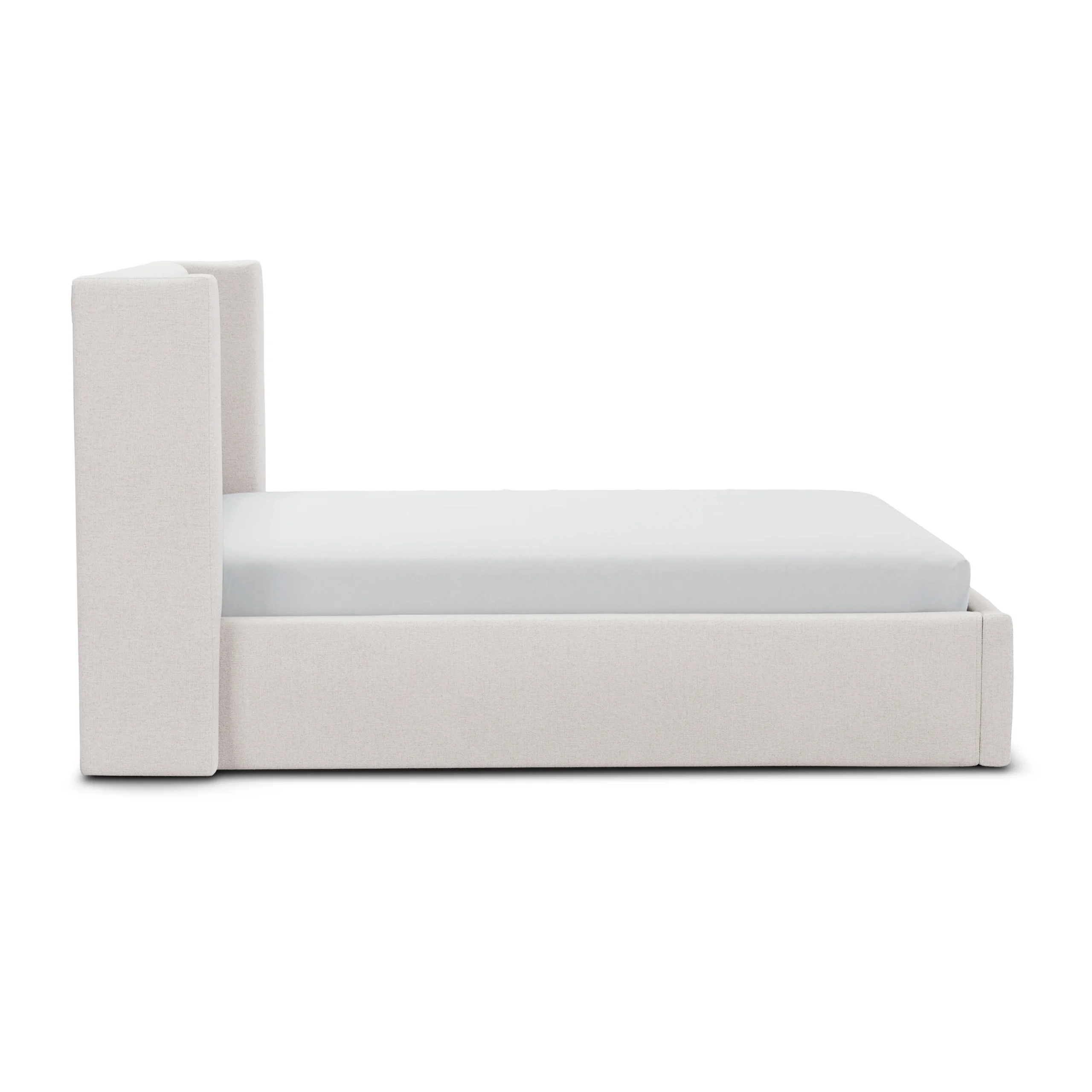 Calabri Queen Upholstered Bed - Napa White - Image 13