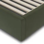 Calabri Queen Velvet Bed - Hale Fir Green