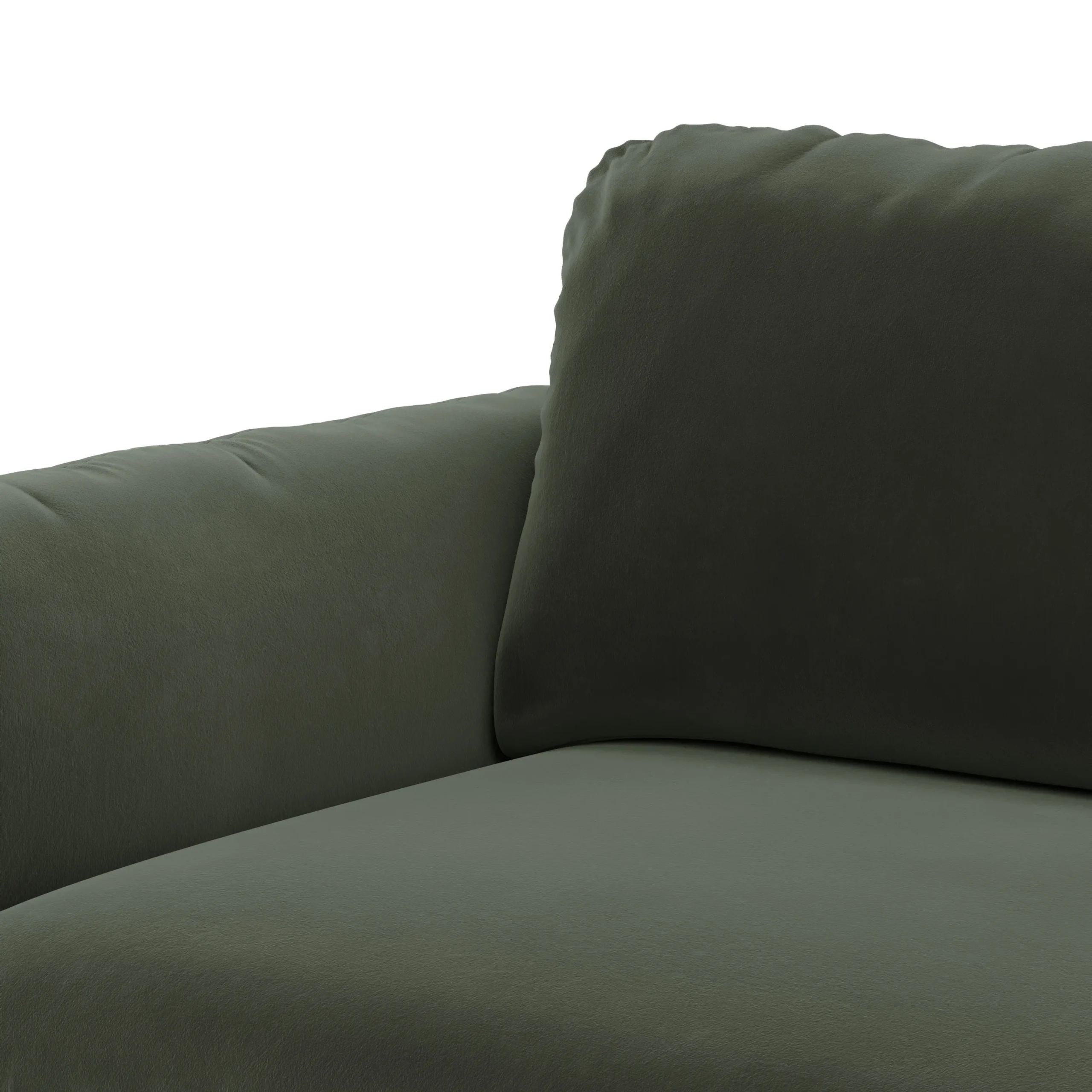 Sanders 37_ Velvet Lounge Chair - Plush Pacific Green - Image 7