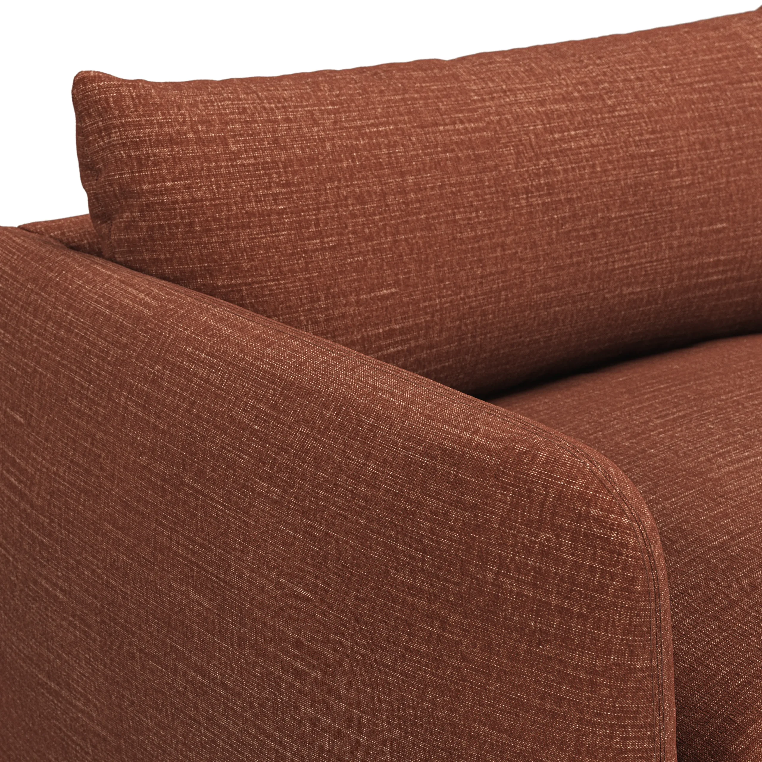 Leigh 86_ Sofa Bed - Napa Rust - Image 4