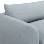 Leigh 86_ Sofa Bed - Silver Light Blue