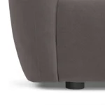 Leigh 86_ Velvet Sofa Bed - Hale Warm Gray