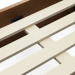 Leif King Platform Storage Bed - Smoked Oak
