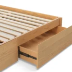 Leif King Storage Bed - White Oak