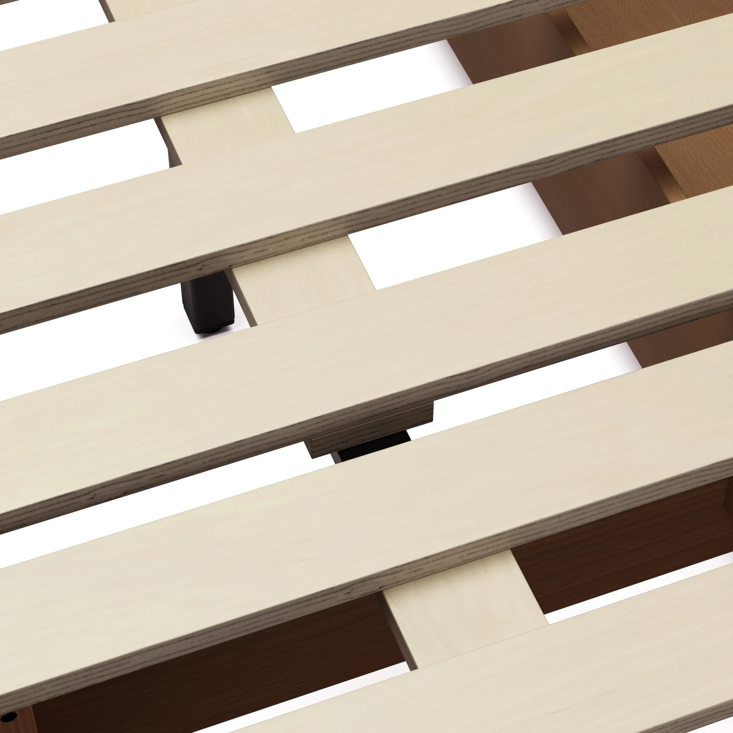 Leif Queen Platform Storage Bed - White Oak - Image 2