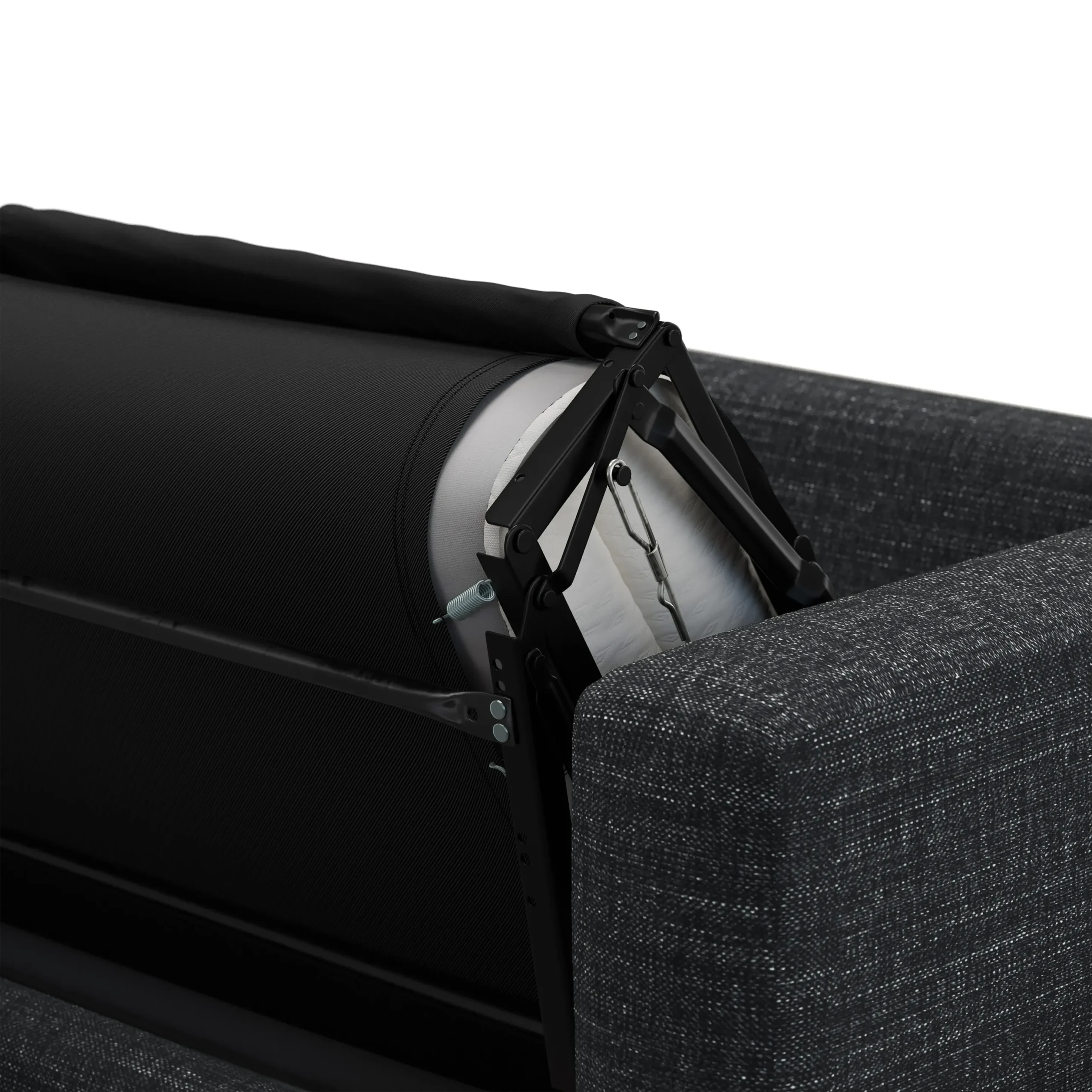 Riley 84_ Sofa Bed - Napa Charcoal - Image 12