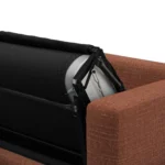 Riley 84_ Sofa Bed - Napa Rust