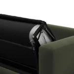 Riley 84_ Velvet Sofa Bed - Hale Fir Green