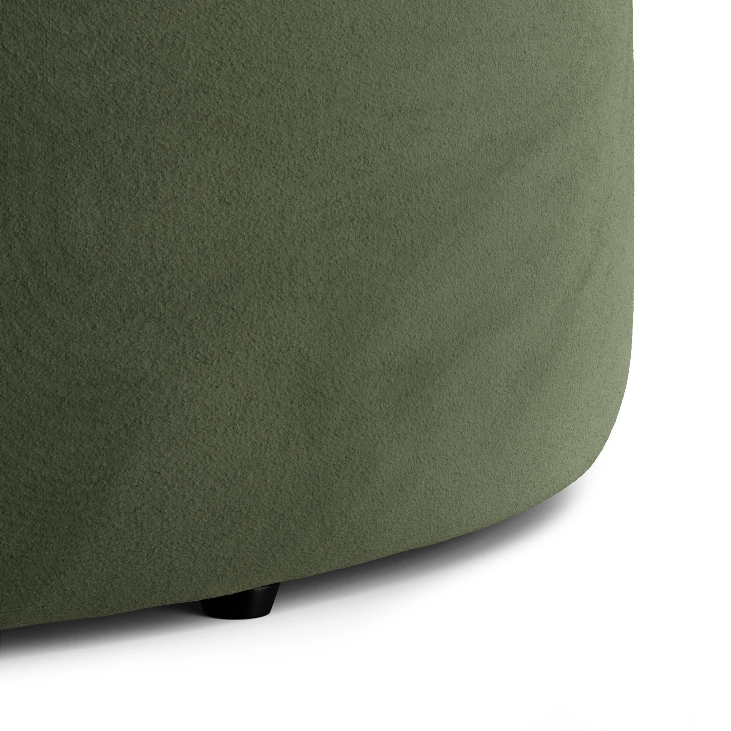 Benson 23.5_ Velvet Storage Ottoman - Hale Fir Green - Image 3