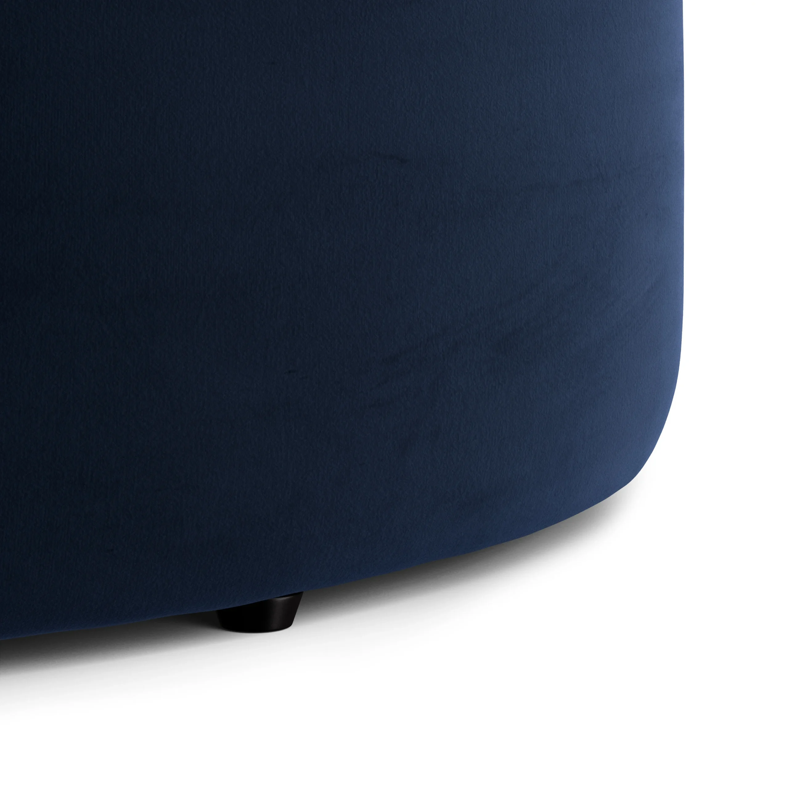 Benson 23.5_ Velvet Storage Ottoman - Hale Ink - Image 3