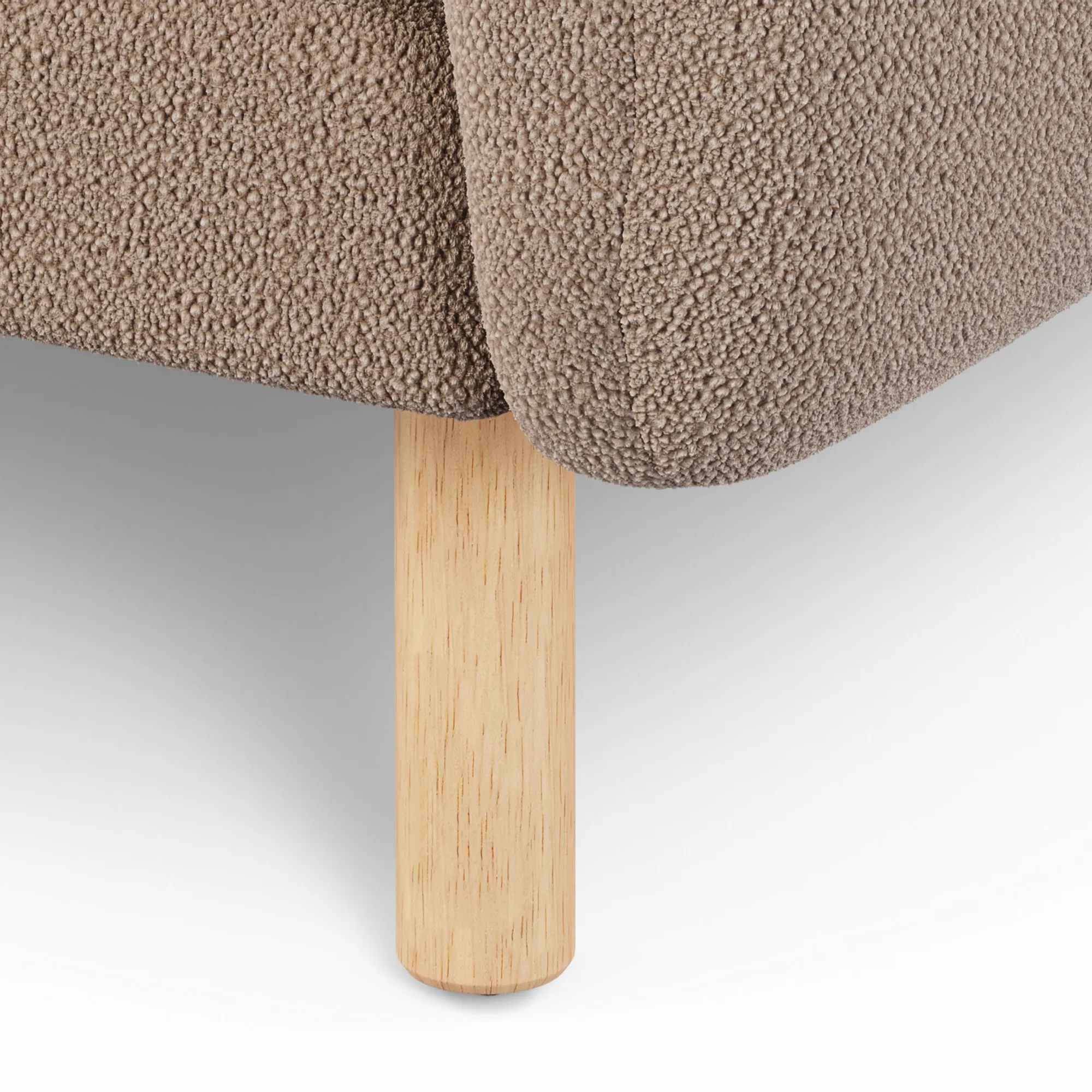 Sanders 37_ Lounge Chair - Sandstone Wool Bouclé - Image 4
