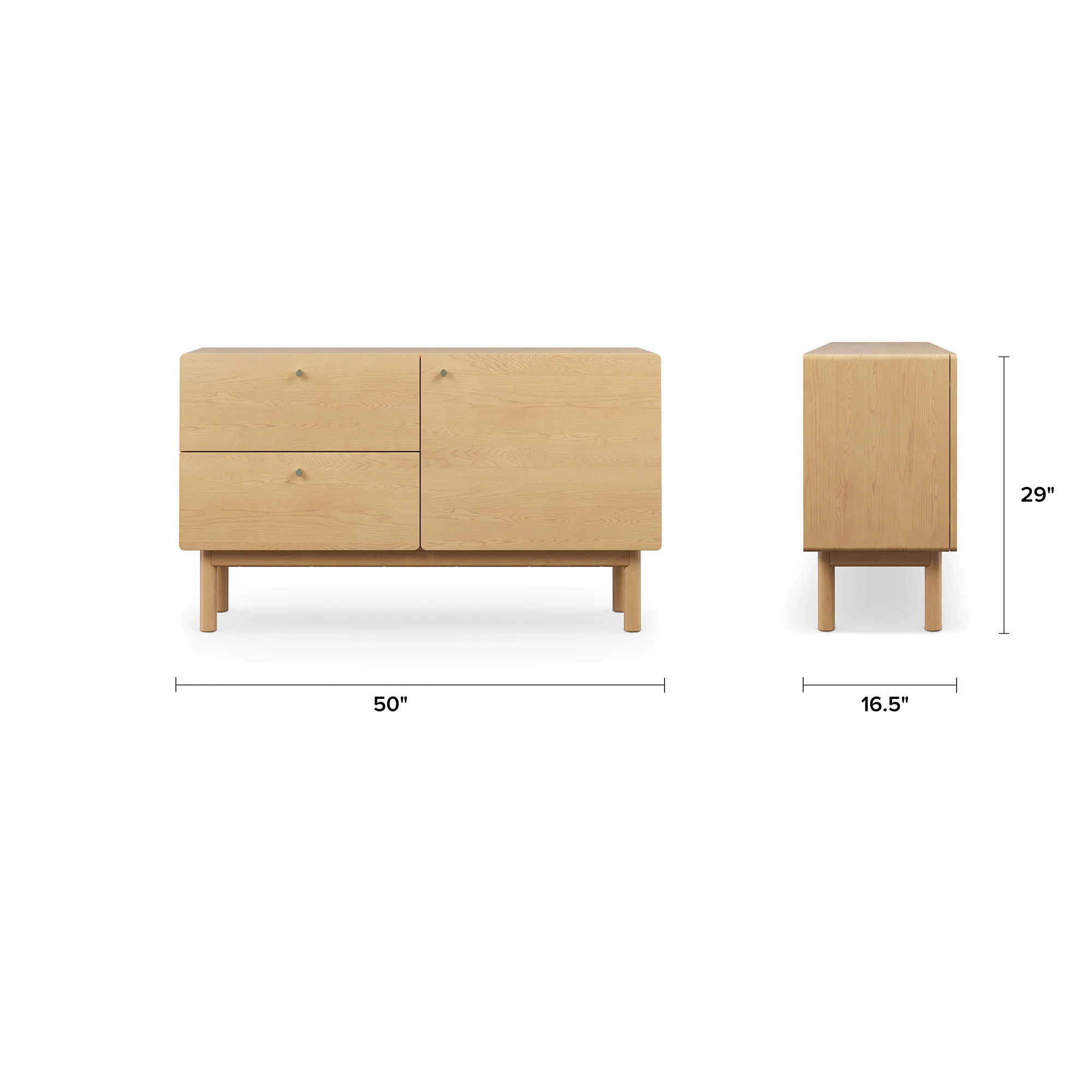 Heidi 50_ Sideboard - White Oak - Image 13