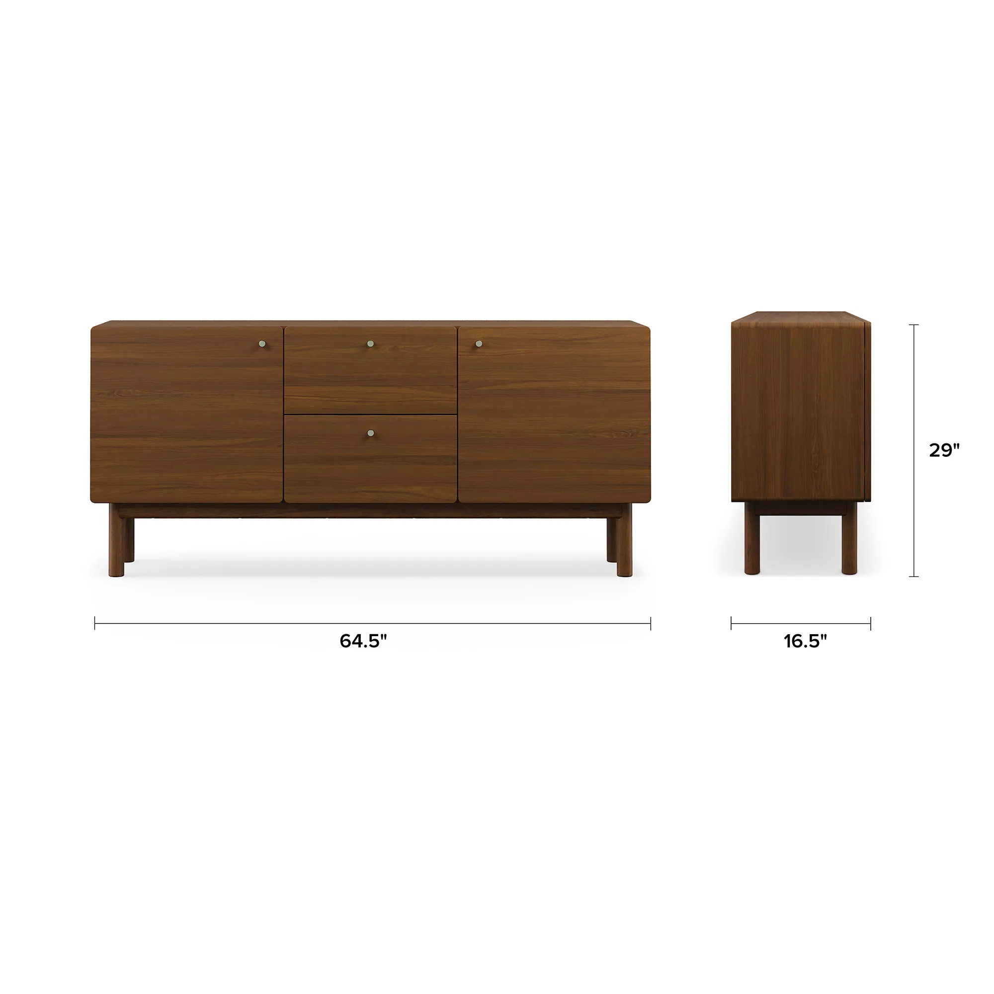 Heidi 64.5_ Sideboard - Walnut - Image 13