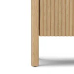 Liv 35.25_ Glass Cabinet - White Oak