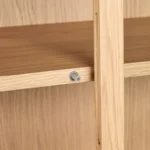 Mysen 35.5_ Glass Cabinet - Natural Oak