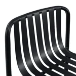Sarek Outdoor Stackable Counter Stool - Black