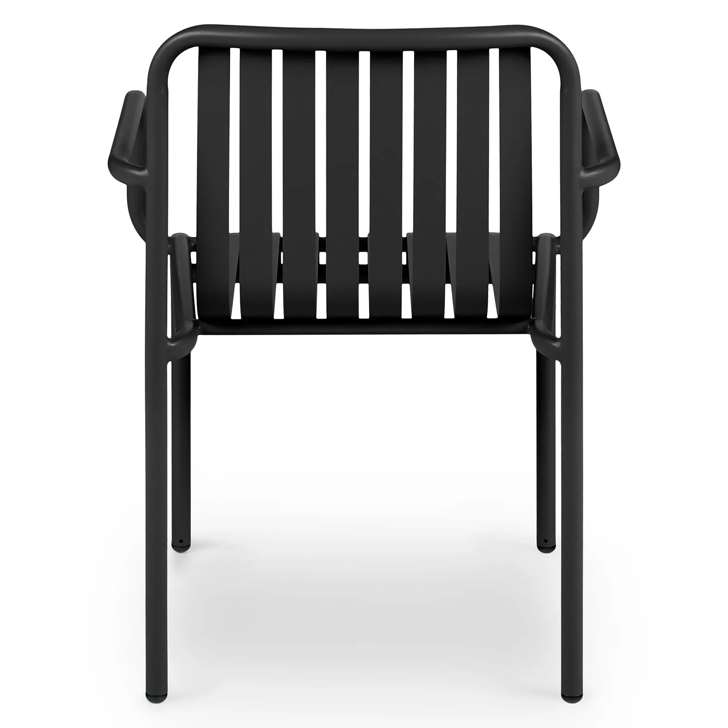 Sarek Outdoor Stackable Dining Armchair - Black - Image 6