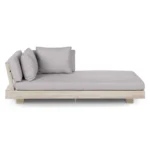 Lubek 69.25_ Outdoor Low Right Chaise Lounge - Beach Sand
