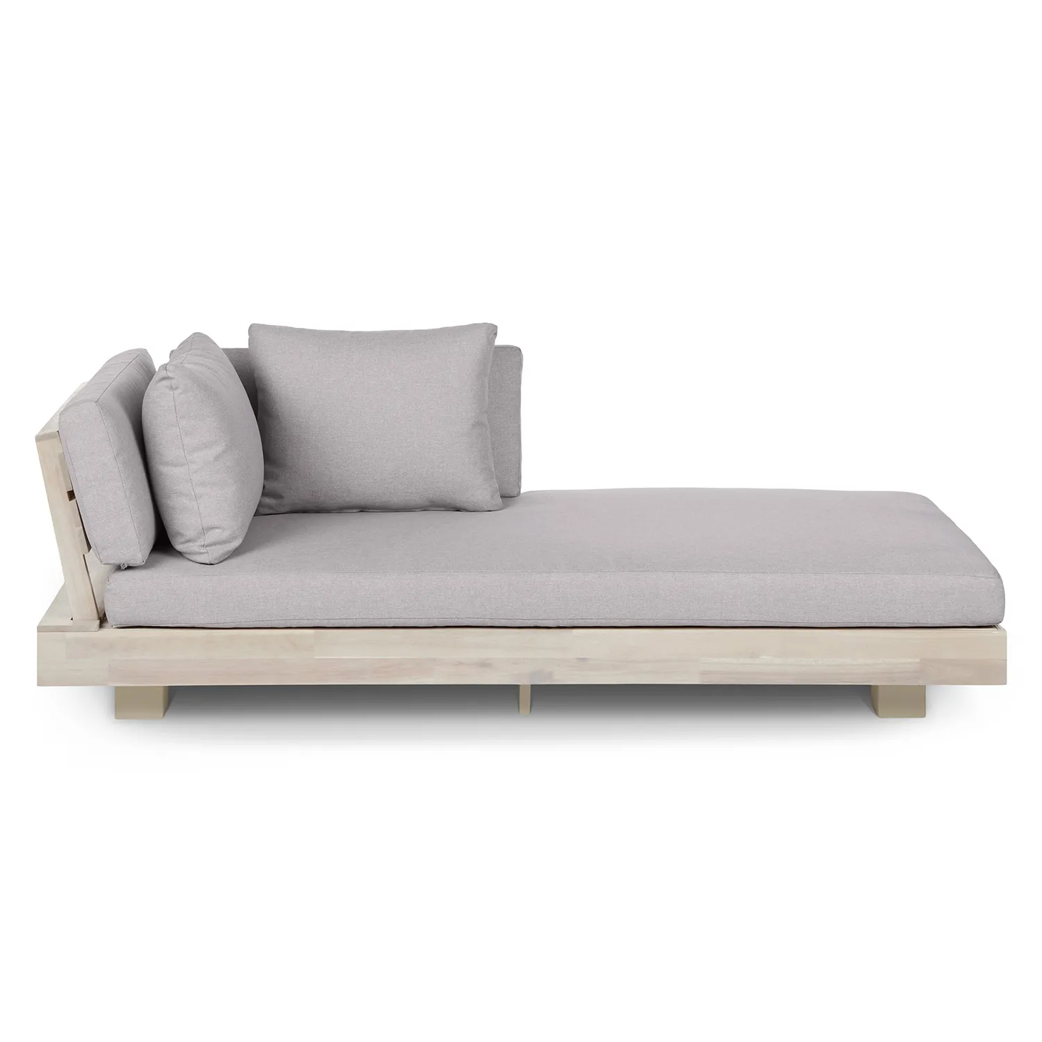 Lubek 69.25_ Outdoor Low Right Chaise Lounge - Beach Sand - Image 4