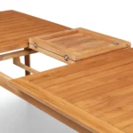 Marol 59_ - 78_ Outdoor Extendable Dining Table - Bronze Teak