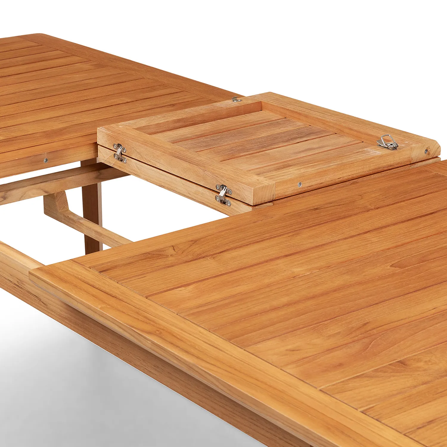 Marol 59_ - 78_ Outdoor Extendable Dining Table - Bronze Teak - Image 16
