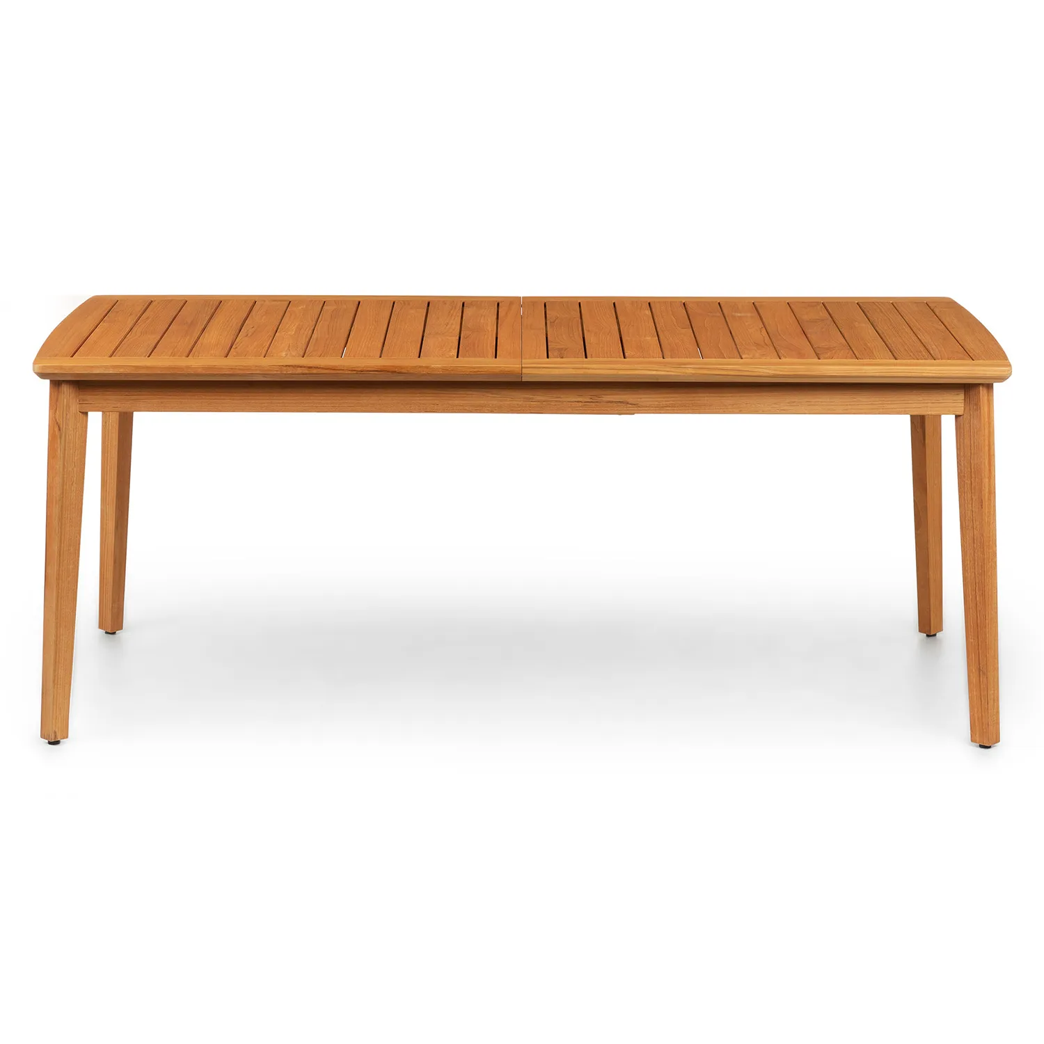 Marol 76.5_ - 95.5_ Outdoor Extendable Dining Table - Bronze Teak - Image 15