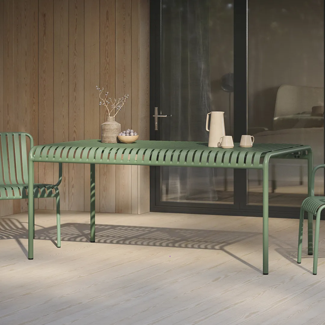 Sarek 67_ Outdoor Dining Table - Khaki Green - Image 8