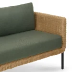 Aby 69.5_ Outdoor Loveseat - Dravite Green