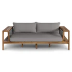 Callais 90.5_ Outdoor Sofa - Taupe Gray