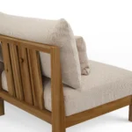 Cove 102.75_ Outdoor Armless Modular Sofa - Basket Beige