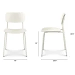 Ari Outdoor Stackable Dining Chair - Taupe