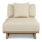Daphne 34_ Outdoor Lounge Chair - Dravite Ivory