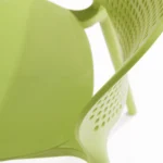 Dot Outdoor Stackable Dining Chair - Citrus Green