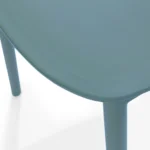 Dot Outdoor Stackable Dining Chair - Surf Blue