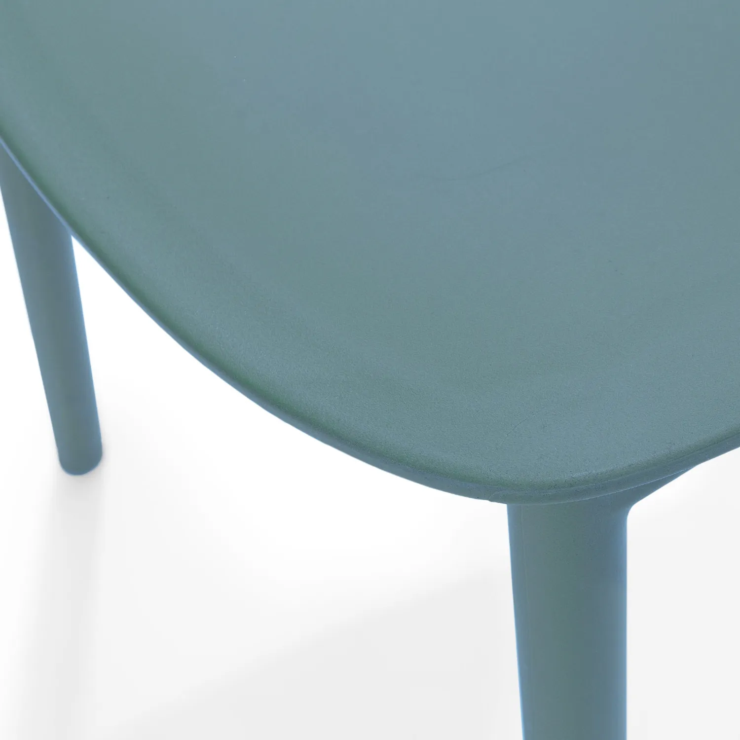 Dot Outdoor Stackable Dining Chair - Surf Blue - Image 10