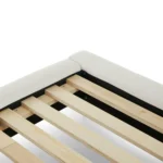 Abisko Queen Upholstered Bed - Quartz White