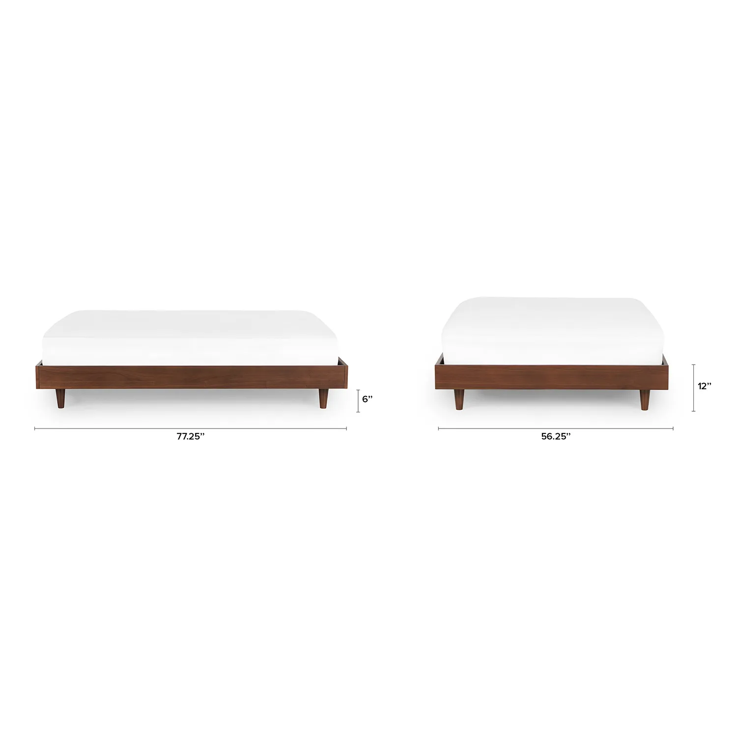 Basi Full Bed Frame - Walnut - Image 13