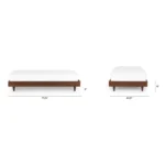 Basi Twin Bed Frame - Walnut