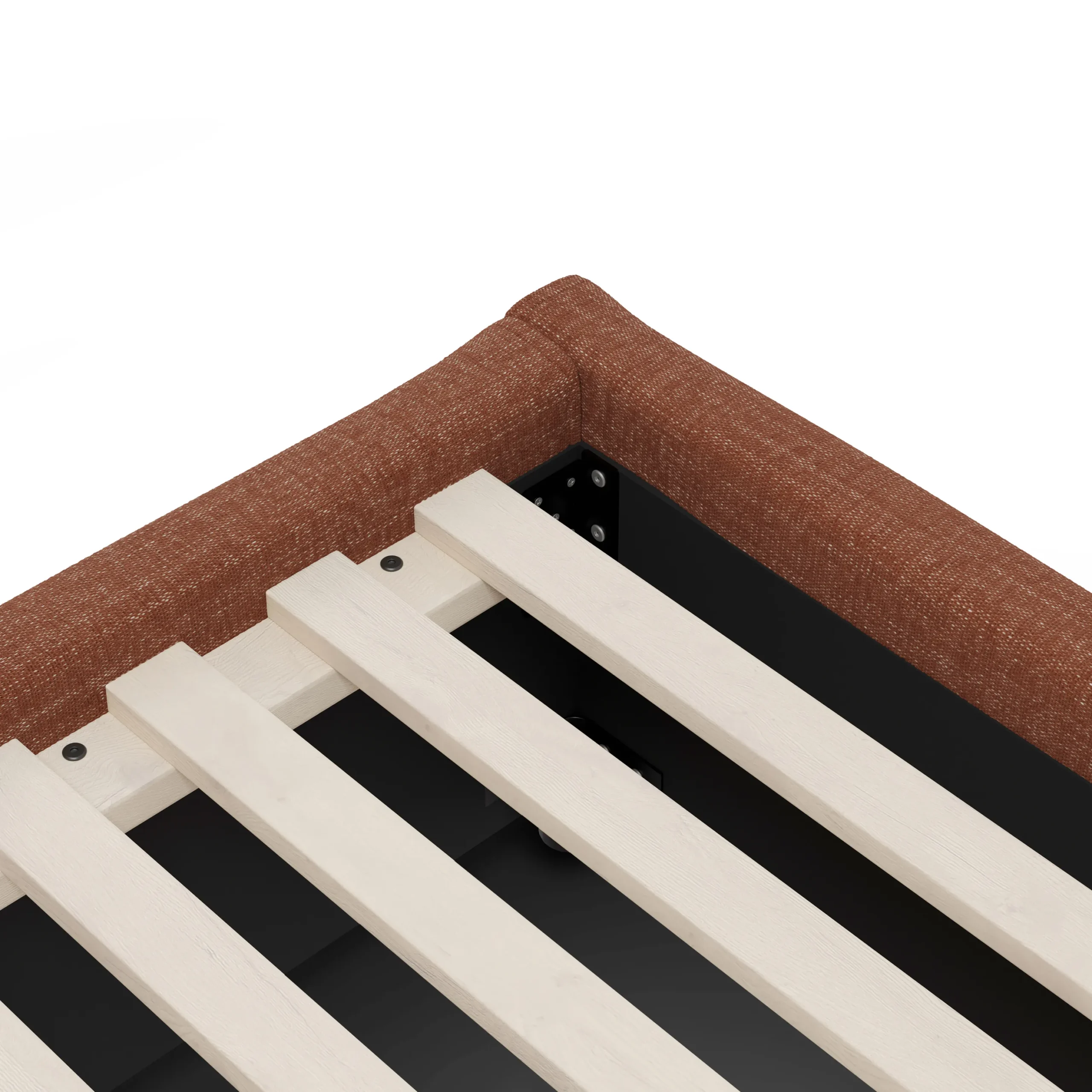 Calabri King Upholstered Bed - Napa Rust - Image 2
