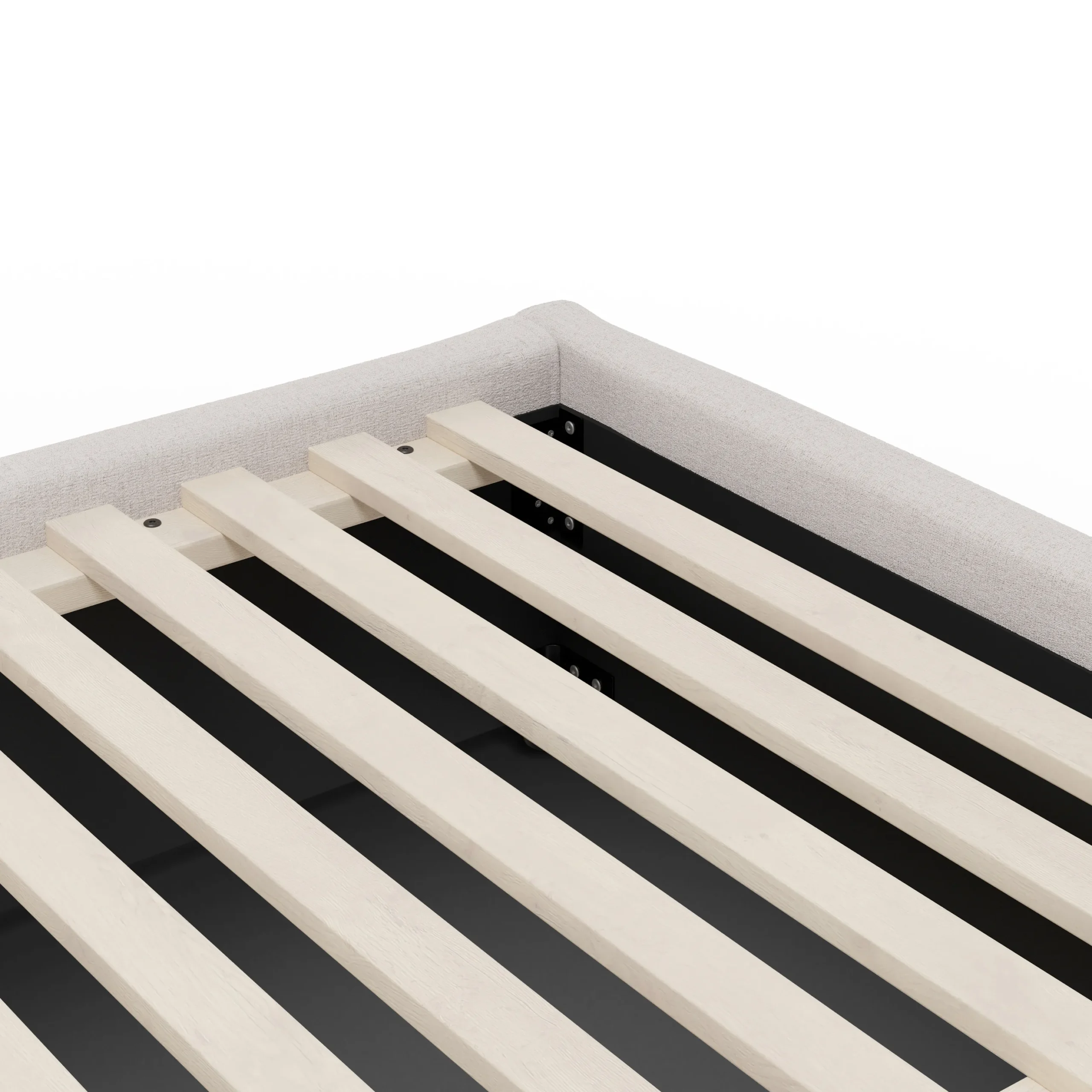 Calabri King Upholstered Bed - Napa White - Image 2