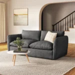 Leigh 86_ Sofa Bed - Napa Charcoal