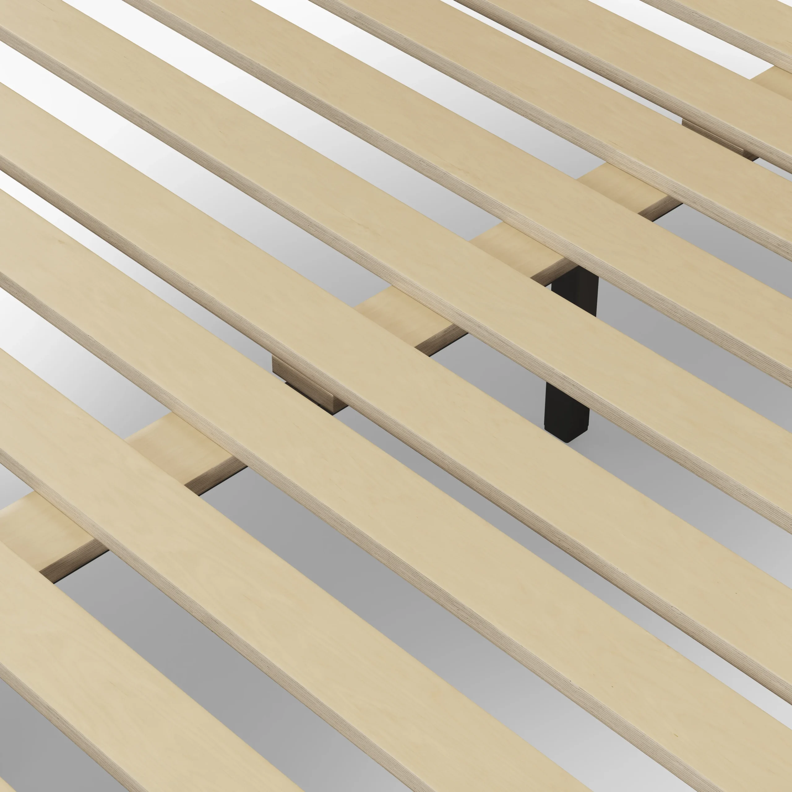 Cooper Queen Low Profile Bed - Natural Oak - Image 4