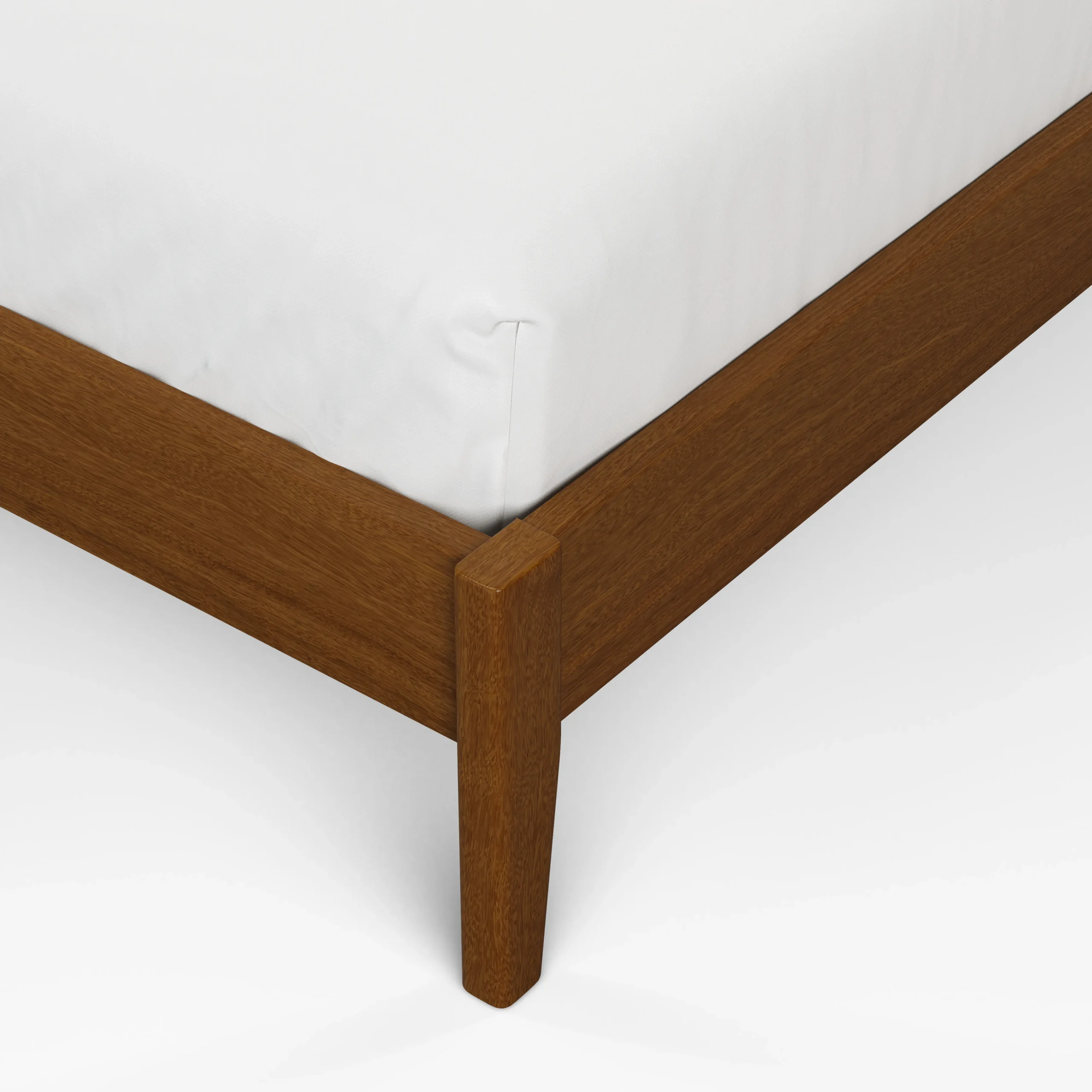 Cooper Queen Low Profile Bed - Walnut - Image 3