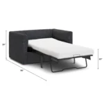 Marina 57_ Sleeper Chair - Napa Charcoal