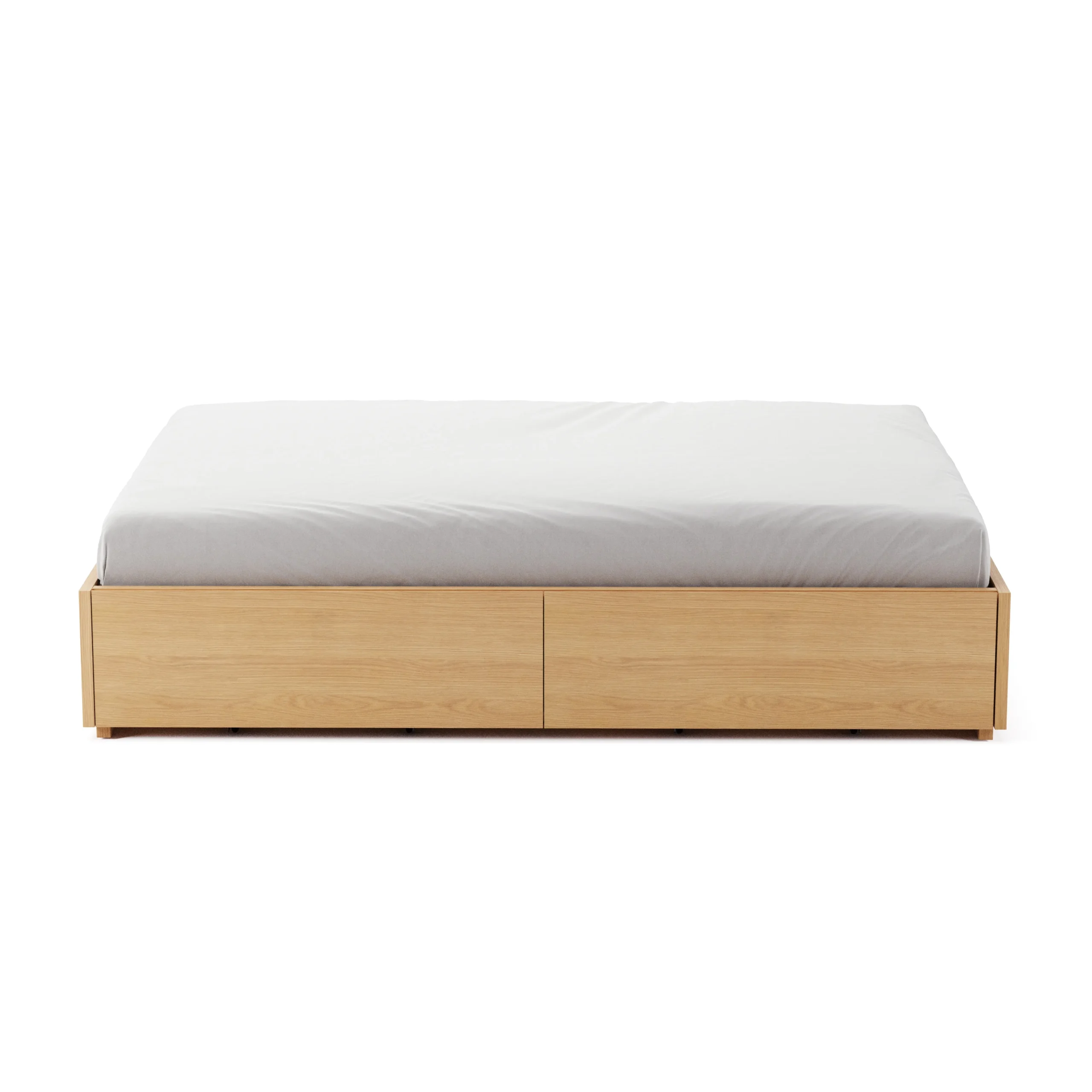 Leif Full Platform Storage Bed - White Oak - Image 5