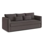 Marina 90_ Velvet Sofa Bed - Hale Warm Gray