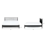Lenia King Bed - Black
