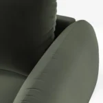Sanders 37_ Velvet Lounge Chair - Plush Pacific Green